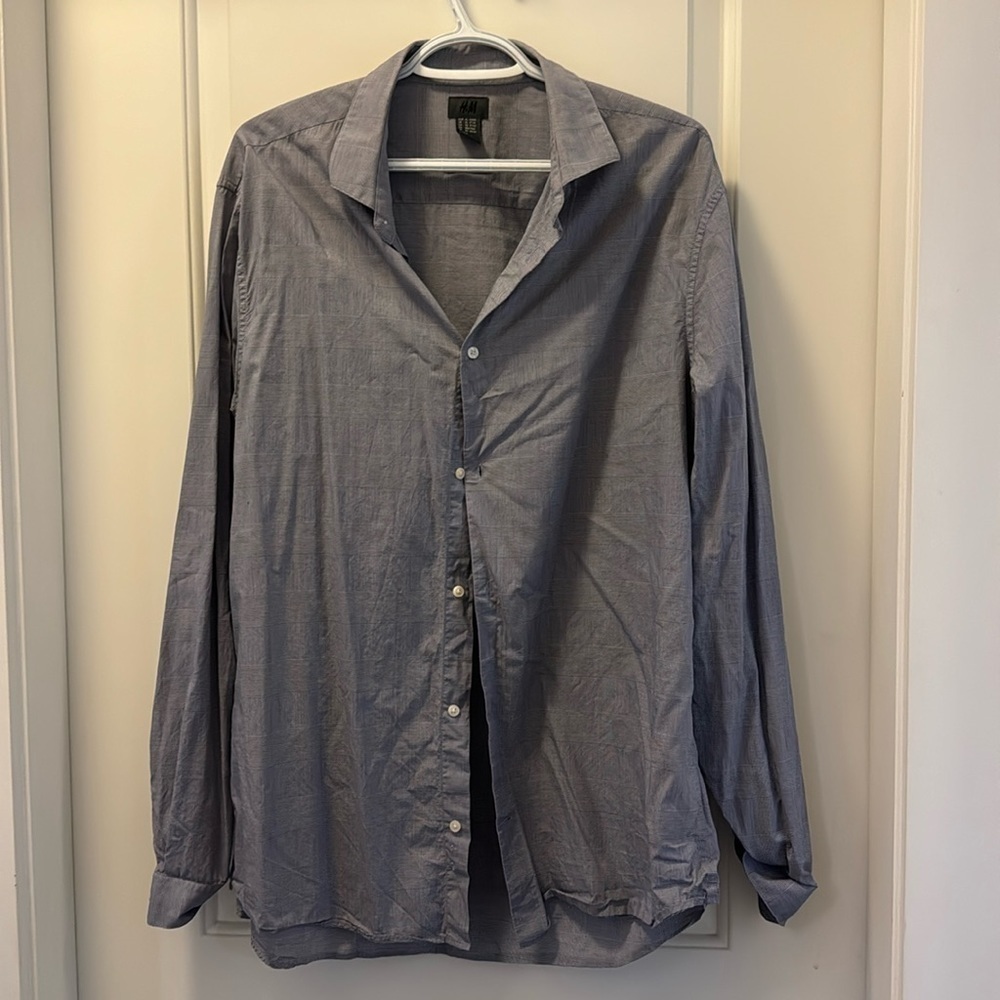 💥4 for $25💥 H&M mens Dress shirt